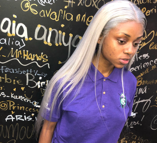 Girly Grey 13X4 Frontal Wig Units