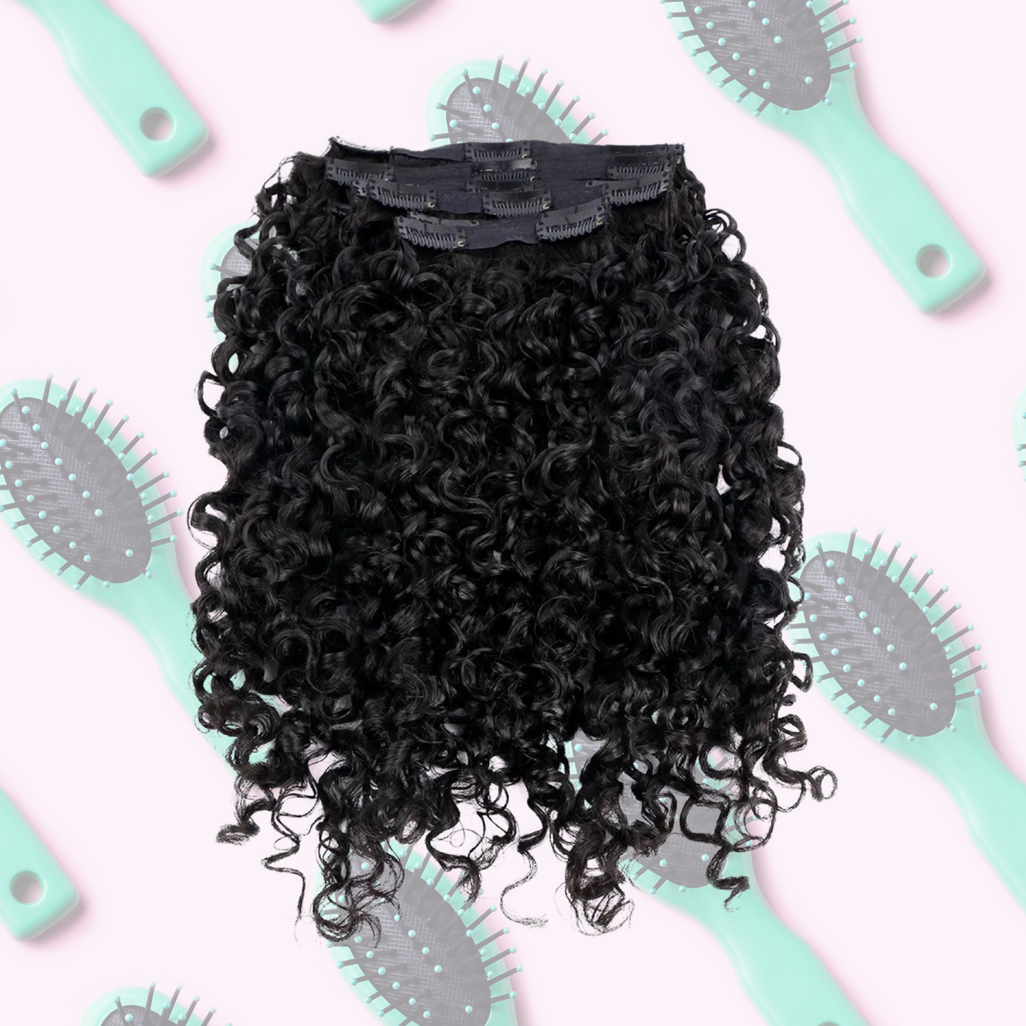 Girly Girl Seamless Deep Curly Clip-Ins