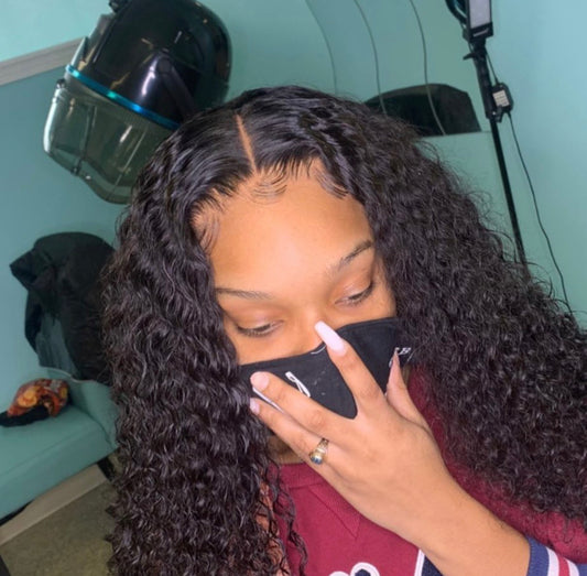 Girly Girl HD Deep Curly 13x4 Frontal Wig