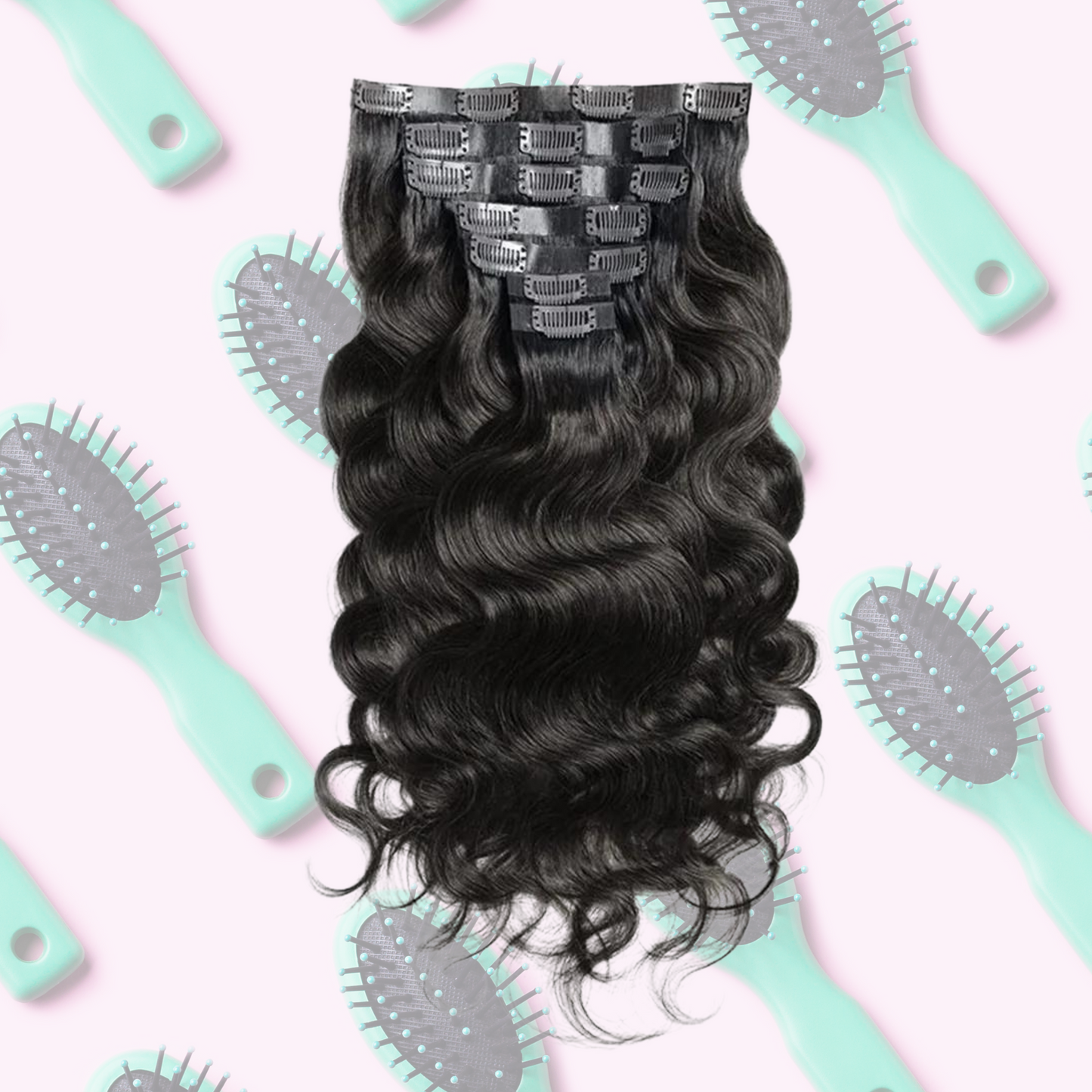 Girly Girl Seamless Bodywave Clip-Ins